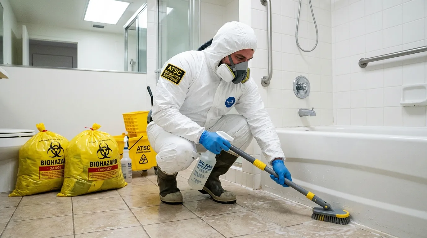 Decontamination equipment deployed for Blood Cleanup in North Bergen